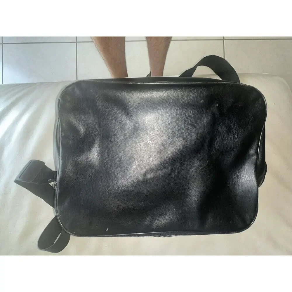 ADIDAS Leather AIRLINER BAG ORIGINALS TREFOIL VINTAGE‎ #GN2245